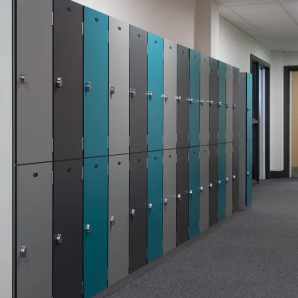 Customizable Cheap Club HPL Locker Cabinets for Gym With Accessories photo-4