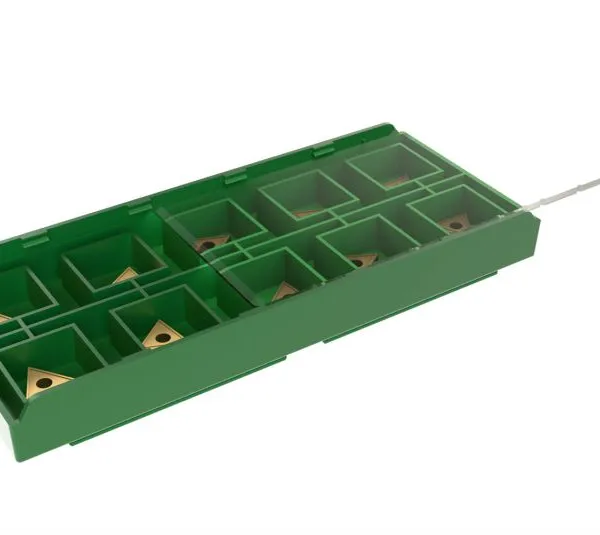 Carbide Insert Plastic Grid Box Tube Packaging With Plastic Lids photo-3
