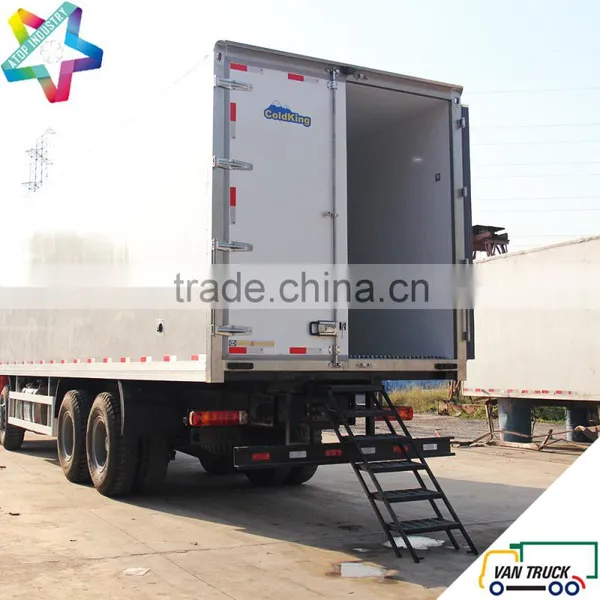 9.6m Reefer Truck Body Sino-truck Howo 336Hp Heavy Duty Chassis Refrigerated Truck Quality Choice photo-4