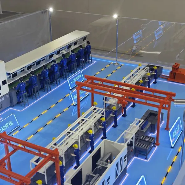 Manufacturer of Sand Table Model for Battery Production Line photo-2