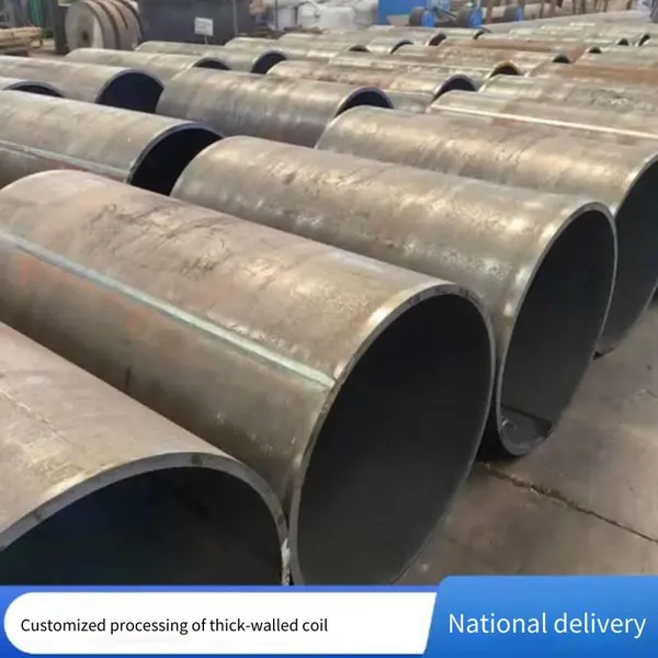 Custom-made Large-diameter Thick-walled Rolled Steel Casings, Bridge Bases, Q235b and Q345b Reducers and Conical Pipes photo-3