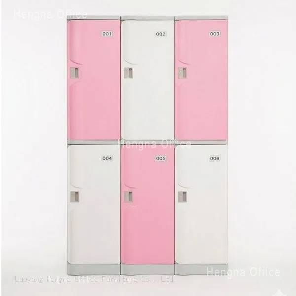 Plastic Storage Locker|Vandal Resistant Mortise and Tenon Structure |Heavy Duty 465mm Height 2-Tier for School Corridor and Library- OEM/ODM photo-2