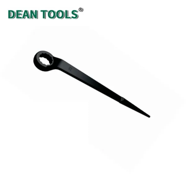 Offset Construction Box Wrench With Pin, 45# Steel, 22 mm Opening, Full Polish,Offset Box End Structural Box Wrench photo-5