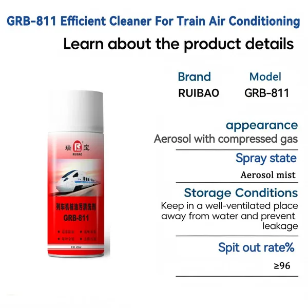 GRB-811 Train Machinery Degreaser Remove Oil Dust For EMU Subway Coupler Gear Components OEM ODM photo-3
