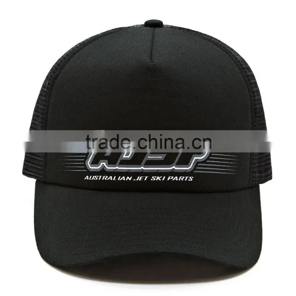 Custom Short Bill Foam Plain Cheap Flat Brim Sublimation 5 Panel Trucker Cap Mesh Hat Design Your Own Trucker Cap Wholesale Quality Choice photo-2