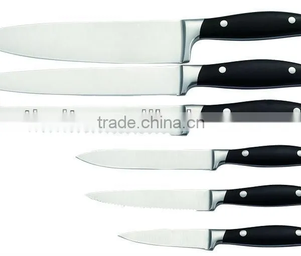 ABS+430 S/S HANDLE 10PCS KITCHEN KNIFE SET photo-2
