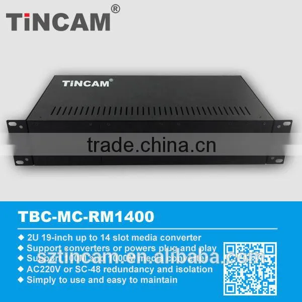 Network Solution China Product for Externalpower Supply:14 Slots 2U Blake Media Converter Chassis photo-2