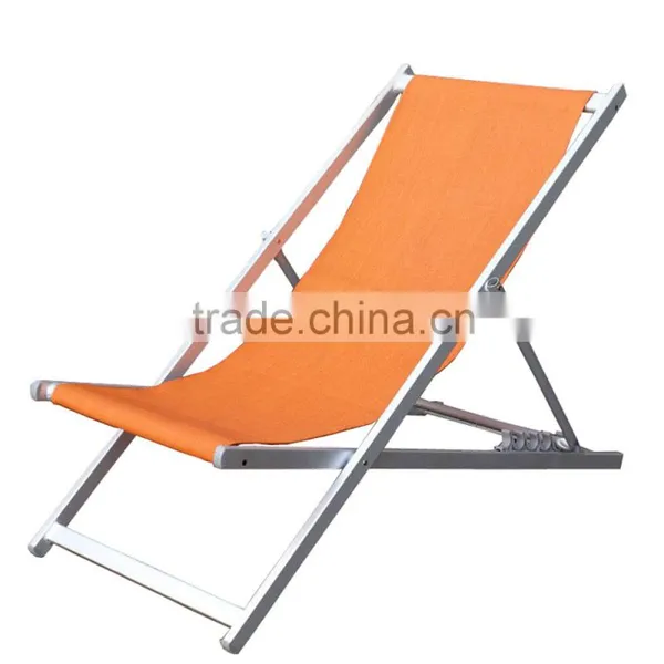 Portable Mesh Leisure Floor Aluminum Folding Webbed Lawn Chair Waterproof Chaise Lounge photo-6