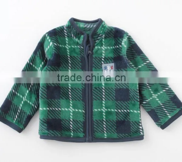 Japanese Wholesale Products Cute Stock Jackets Baby Clothes Check Pattern for Winter Infant Wear Children Garment Kids Clothing photo-4