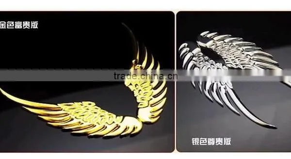 3 d Stereo Metal Car Post/angel/metal/car Sticker/angel Wings