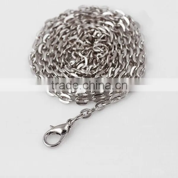 New Products Gun Color Necklace Alloy Necklace 60cm for Making Floating Locket photo-3
