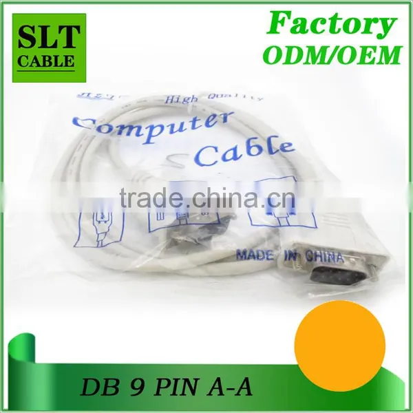 SLT Good Price DB 9 Pin Serial Cable Male to Male RS232 Cable photo-6