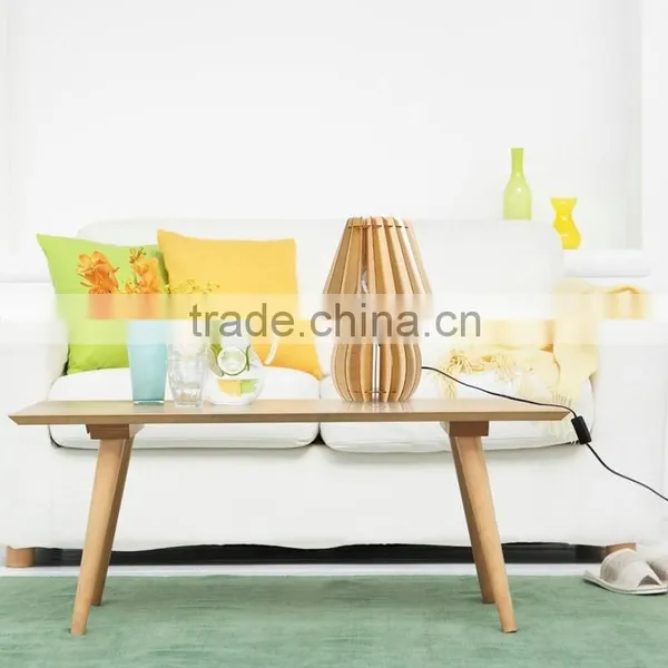 JK-879-12 Best Sale Wooden Table Light Home Decor Hotel LED Wood Table Lamp photo-2