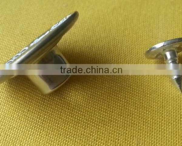Metal Jeans Button in Anti-brass With White Tumbled -- J1544 photo-3
