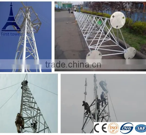 Galvanized Steel Microwave Antenna Tower photo-3