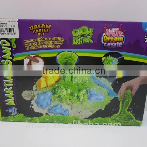 Glow in Dark Beach Playing Sand for Kids,soft Moving Martian Sand for Sale photo-6