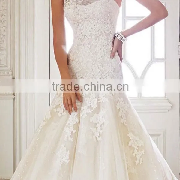Women's Sexy White Off The Shoulder Wedding Dress photo-3