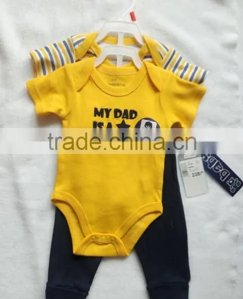 High Quality 3pcs Baby Clothes Sets Infant Clothes Sets (in Stock) photo-2