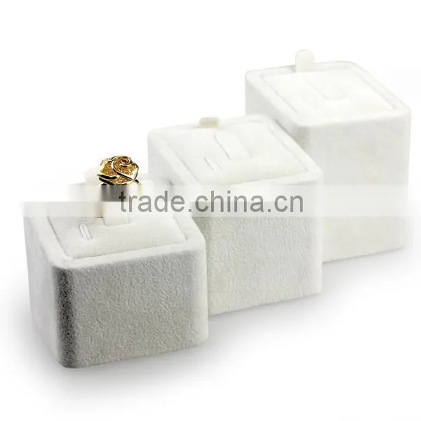 Custom High End White Velvet Jewelry Display Tray For Bracelet photo-2