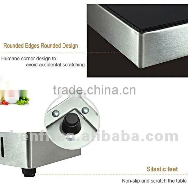 Stainless Steel Housing Touch Control Induction Portable Electric Infrared Cooker photo-3