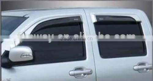 2-TONES Wind Deflectors Door Window Visors Car Rain Visor Accesories FOR 2014 ISUZU MU-X ALTERRA photo-2
