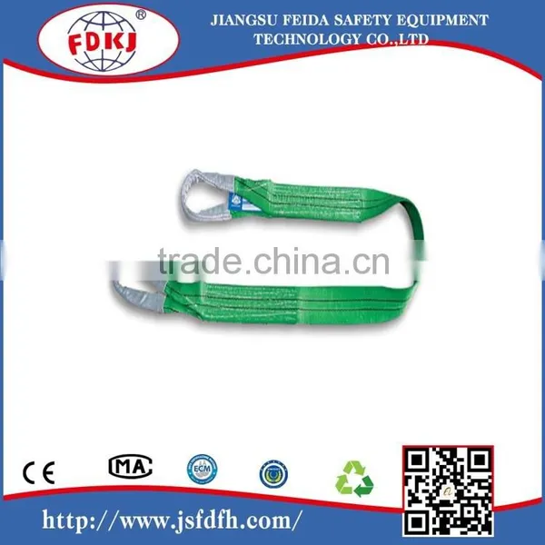 1m-100m Length Flat Webbing Sling 100% Polyester Lifting Belt Crane