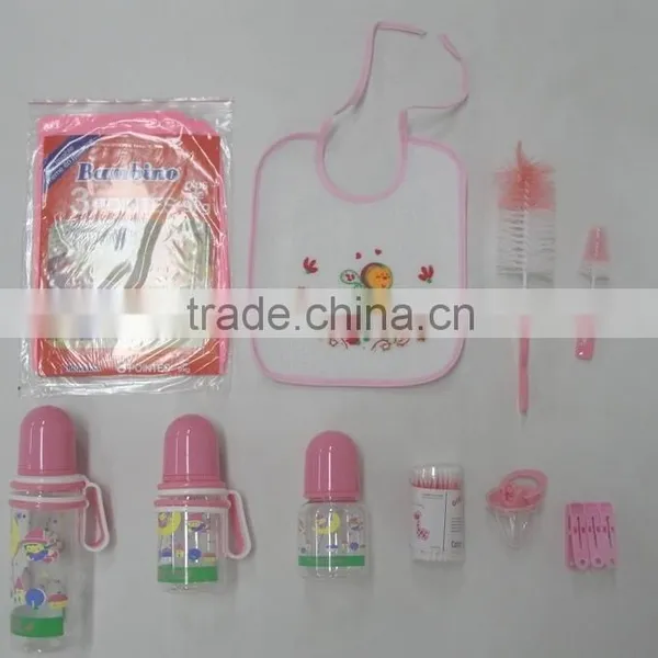 FB1001-3 10pcs in One Set Bambino Gift Set Baby Feeding Bottle