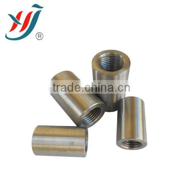 Dia.14-40mmFactory Price!!!steel Bar/rebar/carbon Steel Connecting Sleeve, Straight Screw Sleeve Coupler Connection&joint