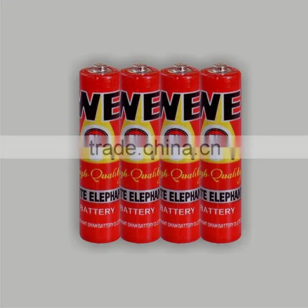 White Elephant Brand Carbon Zinc Battery R03 PVC Jacket