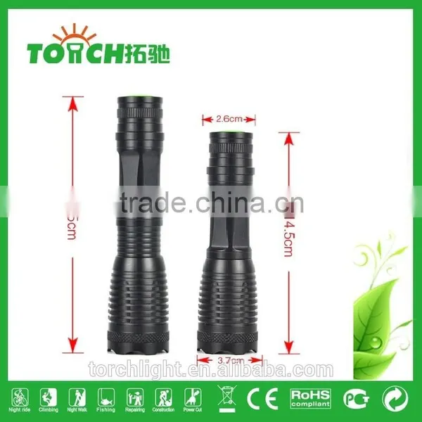 Strong Light Flashlight Self Defense SOS T6 Professional 2000 Lumens Lanterna Led Zoomable Flashlight 18650 Battary photo-4