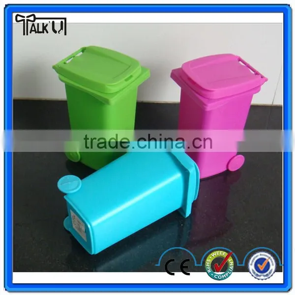 New Stationey Fashion Mini School Trash Pen Holder/plastic Office Customized Trash Pen Holder/fancy Design Garbage Pen Holder photo-2