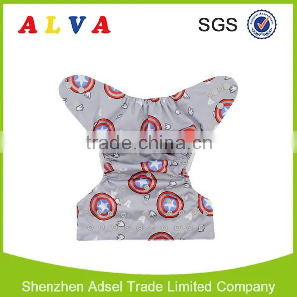 Alva 2016 Environmental Washable Printed Patterns Diaper Cover Adult Diaper Covers photo-5