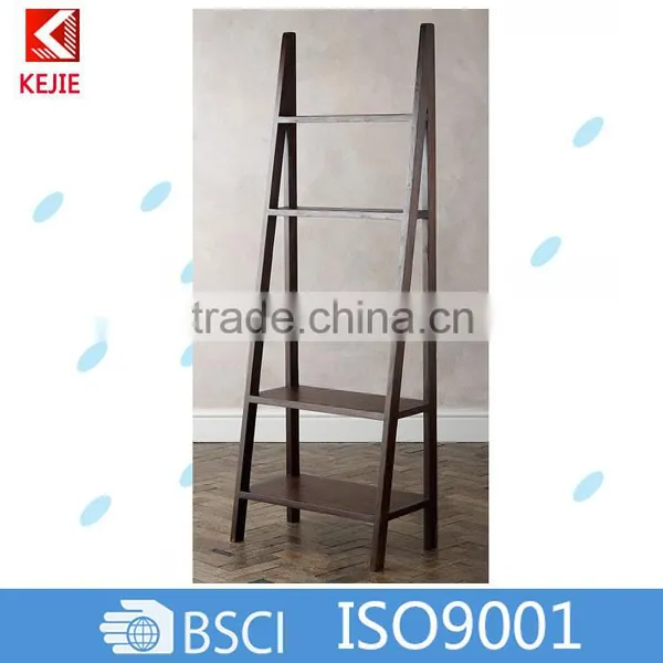Open Shelf Metal Bookcase Ladder Library Vertical Shelving Signs