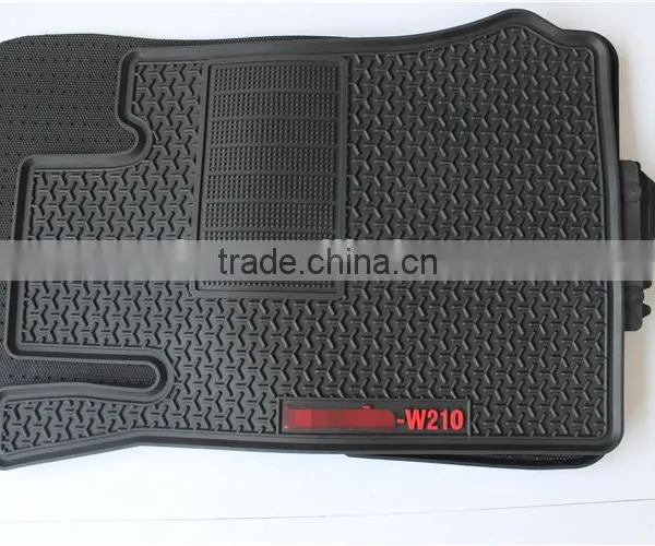 Carpet/Rubber Car Floor Mats Wagon Mat Black 5pk for Benz W210 photo-2