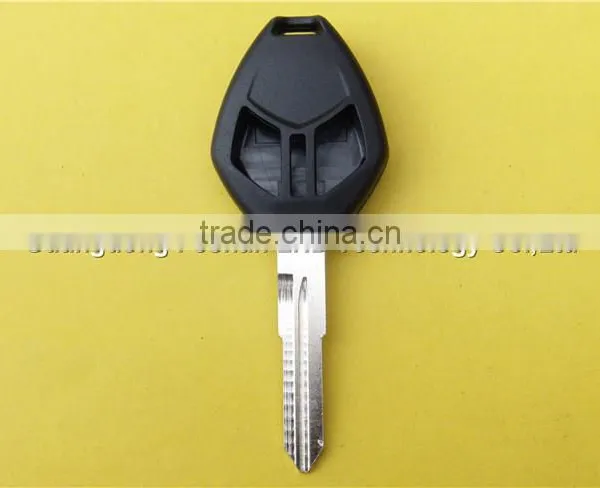 Blank Replacement 2 Buttons Uncut Right Groove Blade Remote Key Blank Mistubishi Car Key photo-3
