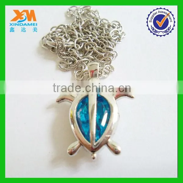 Metal Animals Turtles Diamond Necklace photo-2