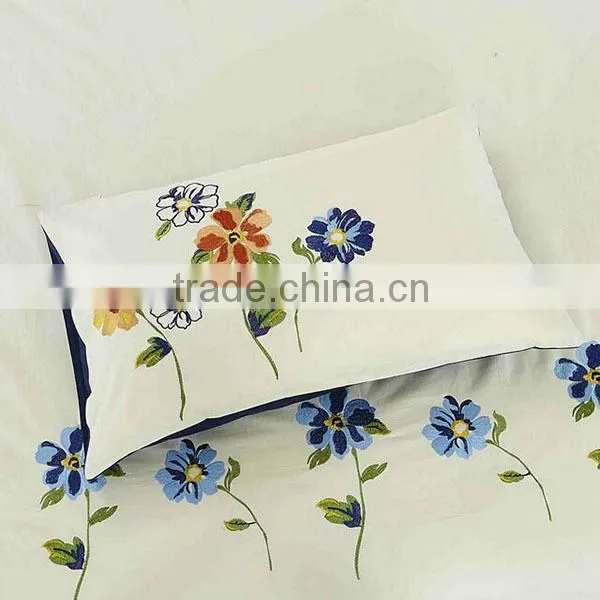 Fashion Embroider China Supplier Percale 100% Cotton Bedding Sets photo-2