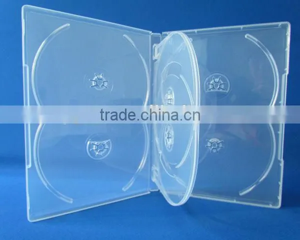 Black Color 14MM Multi 4 Dvd Case With 4 Pieces Disc Case photo-4