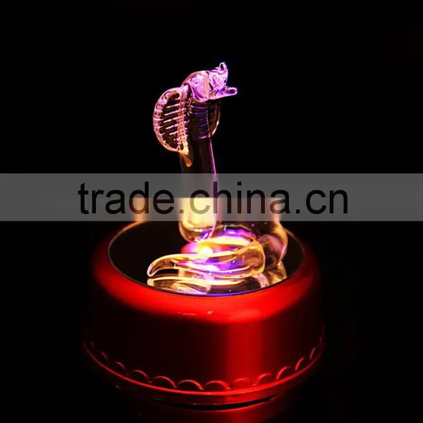 New Custom Design Snake Figurine Make Glass Figurines for Home Decration