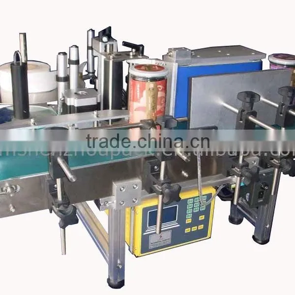 Semi-auto Wrap Around Adhesive Sticker Labeling Machine for Round Bottle Container Quality Choice photo-3