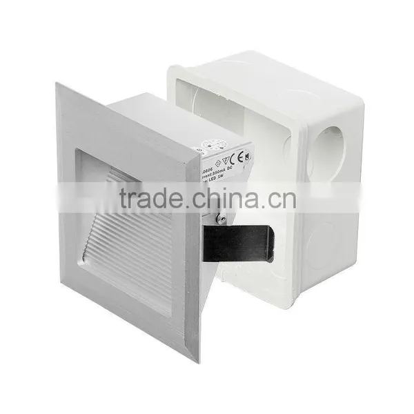 Brushed Silver Square 87*87mm Indoor Stair Step Light photo-2