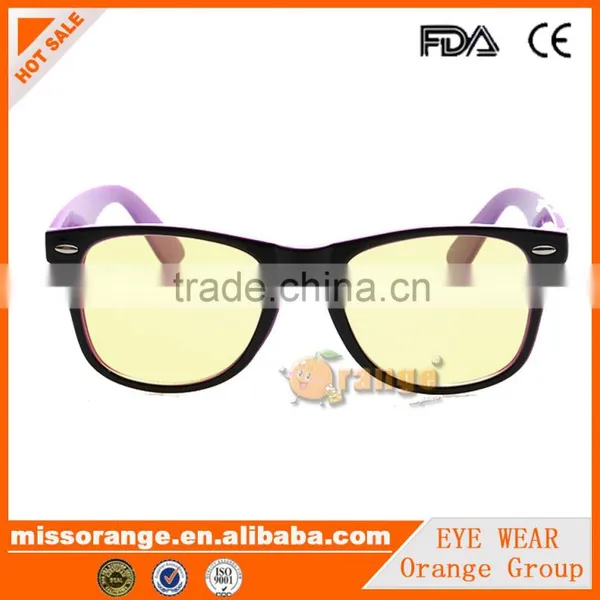 2016 New Design Purple Frame Eyeglasses Optical Glasses Manufacturers photo-3