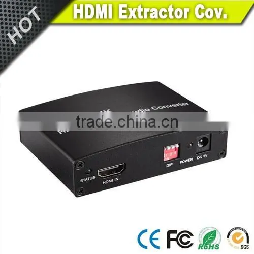 Premium Quality 1080P HDMI To HDMI + Audio (SPDIF + RCA Stereo) Audio Extractor Converter photo-4