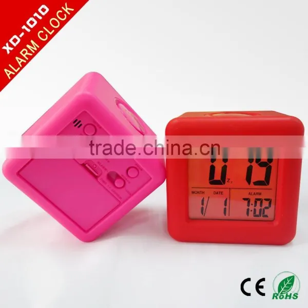 Gift Items Modern Simple Silicone Digital Alarm Clock photo-4