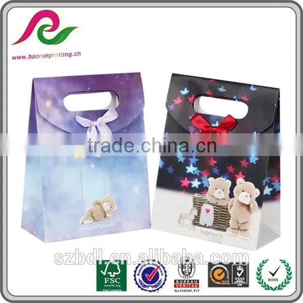 Cheap Fancy Decorative Handmade Paper Gift Bag Display Stand photo-3