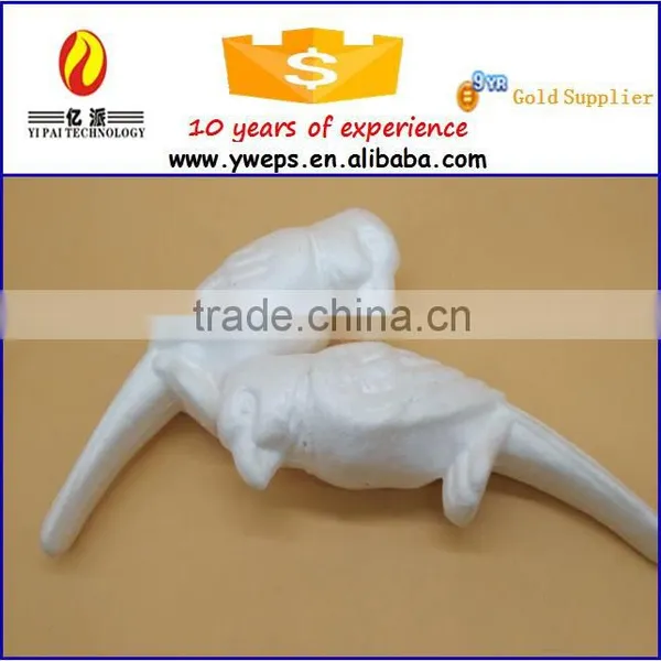 YIPAI Wholesale Education Small White Styrofoam Bird/foam Bird for Chirdren DIY photo-2