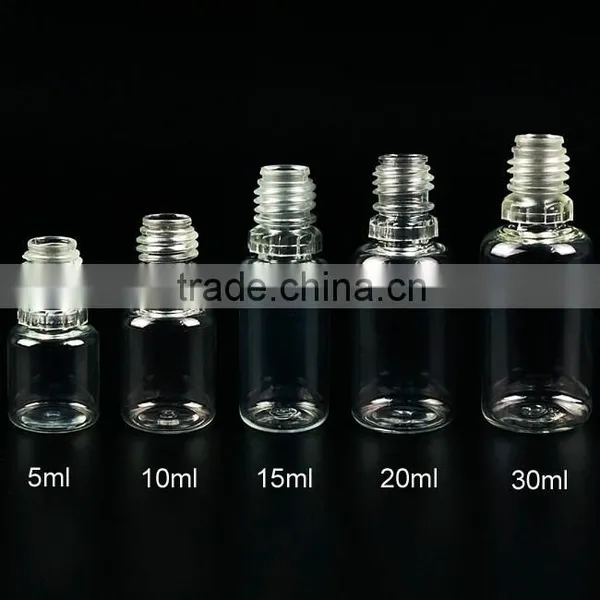 Wholesale 10ml 20ml 30ml Pet Plastic Bottle Empty e Cig Liquid Smoke Oil Bottle With Child and Tamper Evident Cap photo-5