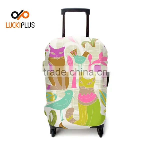 Luckiplus Colorful Trolley Case Cover Protective Luggage Cover photo-4