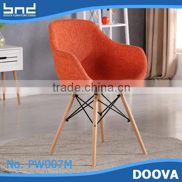 Armrest Design Fabric Chairs Dining Table Chairs photo-3