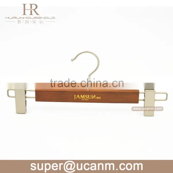 HRUT-355GV Luxury Beech Wood Skirt Hanger for Pant Antique Finish photo-2